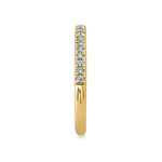 0.18CT 14K Y/G DIAMOND LADYS BAND
