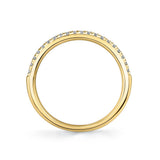 0.18CT 14K Y/G DIAMOND LADYS BAND