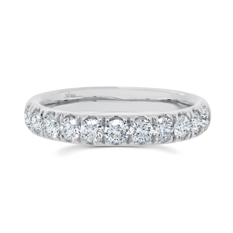 0.90CT 14K W/G DIAMOND LADYS BAND
