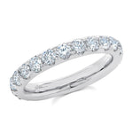 1.84CT 14K W/G DIAMOND ETERNITY BAND SZ 5.5
