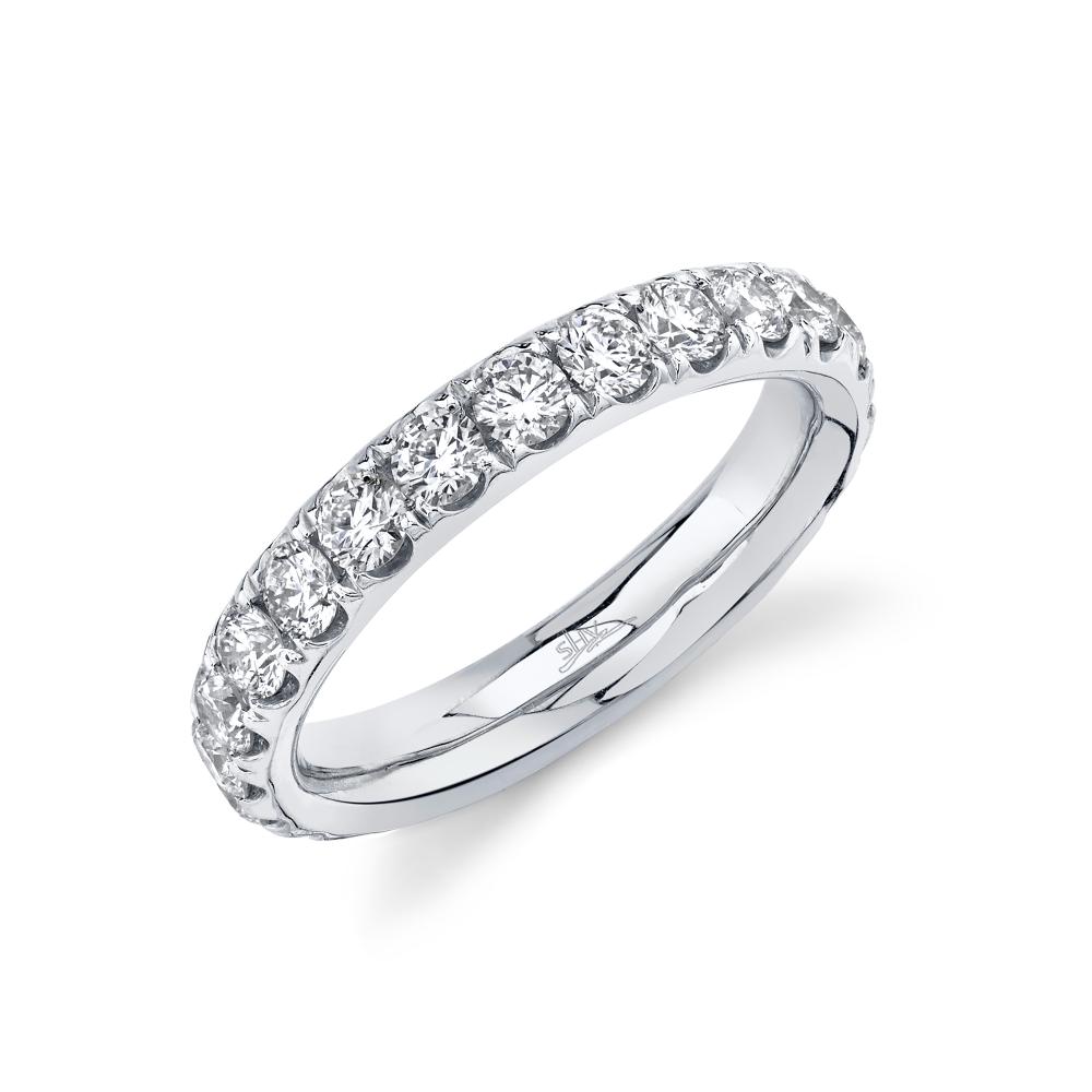 2.00CT 14K W/G DIAMOND ETERNITY BAND SZ 7