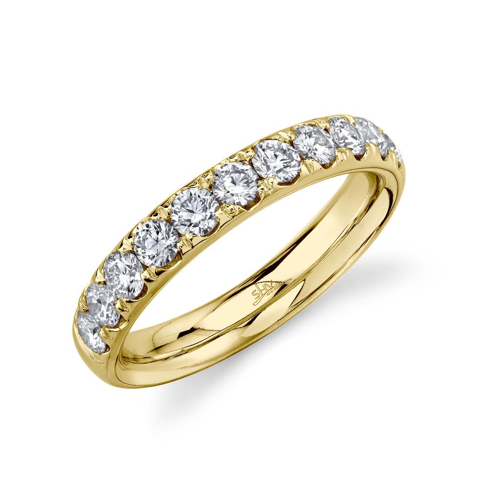 0.90CT 14K Y/G DIAMOND LADYS BAND