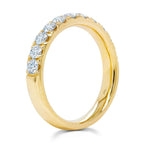 0.90CT 14K Y/G DIAMOND LADYS BAND