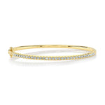 0.88CT 14K Y/G DIAMOND BANGLE