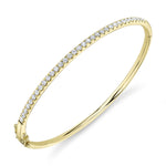0.88CT 14K Y/G DIAMOND BANGLE