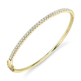 0.88CT 14K Y/G DIAMOND BANGLE