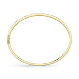0.88CT 14K Y/G DIAMOND BANGLE
