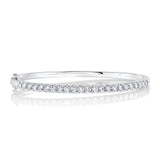 2.00CT 14K W/G DIAMOND BANGLE