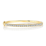 2.00CT 14K Y/G DIAMOND BANGLE