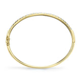 2.00CT 14K Y/G DIAMOND BANGLE