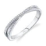 0.09CT 14K W/G DIAMOND LADYS RING
