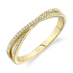 0.09CT 14K Y/G DIAMOND LADYS RING