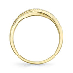0.09CT 14K Y/G DIAMOND LADYS RING