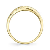 0.09CT 14K Y/G DIAMOND LADYS RING