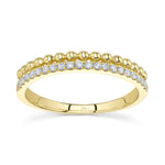 0.18CT 14K Y/G DIAMOND LADYS RING