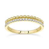 0.18CT 14K Y/G DIAMOND LADYS RING