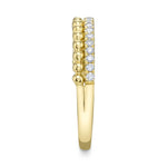 0.18CT 14K Y/G DIAMOND LADYS RING