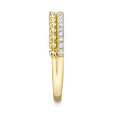 0.18CT 14K Y/G DIAMOND LADYS RING