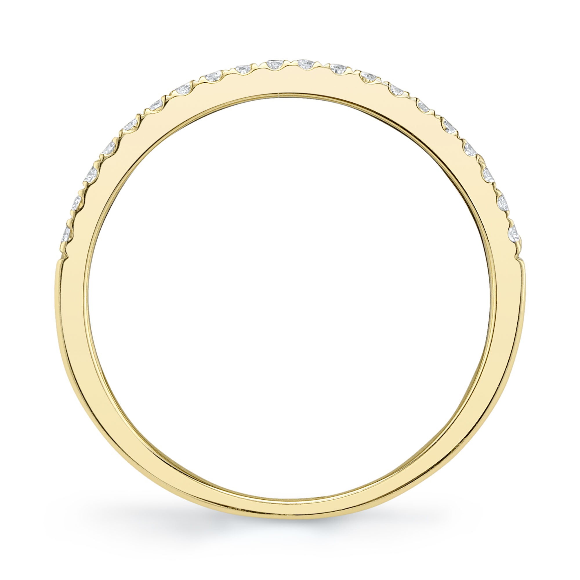 0.18CT 14K Y/G DIAMOND LADYS RING