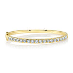 3.04CT 14K Y/G DIAMOND BANGLE