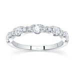 0.77CT 14K W/G DIAMOND LADYS BAND