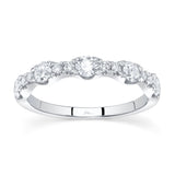 0.77CT 14K W/G DIAMOND LADYS BAND