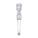 0.77CT 14K W/G DIAMOND LADYS BAND