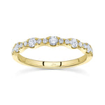 0.40CT 14K Y/G DIAMOND LADYS BAND