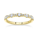 0.40CT 14K Y/G DIAMOND LADYS BAND