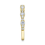 0.40CT 14K Y/G DIAMOND LADYS BAND