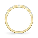 0.40CT 14K Y/G DIAMOND LADYS BAND