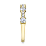 0.77CT 14K Y/G DIAMOND LADYS BAND