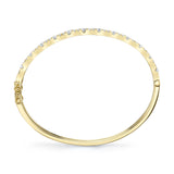 1.30CT 14K Y/G DIAMOND BANGLE