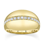 0.43CT 14K Y/G DIAMOND LADYS RING