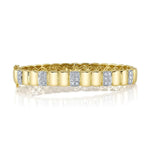 0.79CT 14K Y/G DIAMOND BANGLE