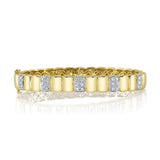 0.79CT 14K Y/G DIAMOND BANGLE
