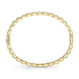 0.79CT 14K Y/G DIAMOND BANGLE