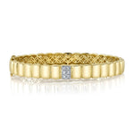 0.15CT 14K Y/G DIAMOND BANGLE