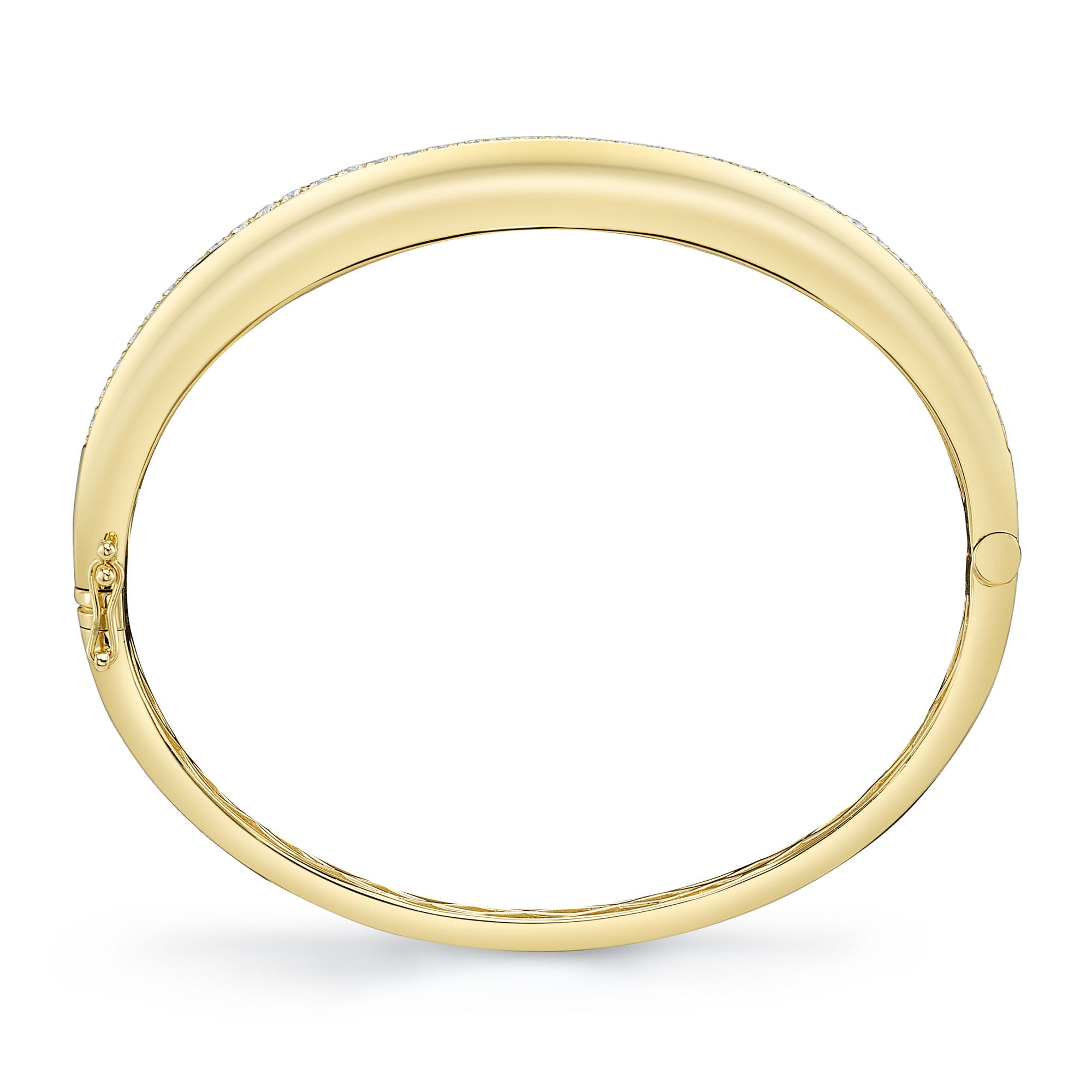 0.92CT 14K Y/G DIAMOND BANGLE