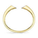 0.54CT 14K2T Y/W DIAMOND PAVE BANGLE