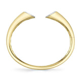 0.54CT 14K2T Y/W DIAMOND PAVE BANGLE