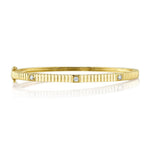 0.16CT 14K Y/G DIAMOND BANGLE