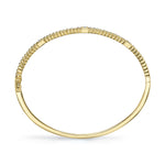 0.16CT 14K Y/G DIAMOND BANGLE