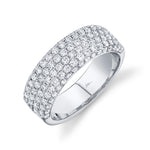 1.32CT 14K W/G DIAMOND LADYS PAVE BAND