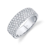 1.32CT 14K W/G DIAMOND LADYS PAVE BAND