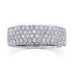 1.32CT 14K W/G DIAMOND LADYS PAVE BAND