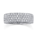 1.32CT 14K W/G DIAMOND LADYS PAVE BAND