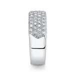 1.32CT 14K W/G DIAMOND LADYS PAVE BAND