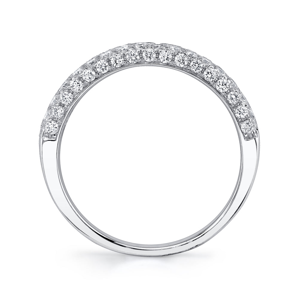1.32CT 14K W/G DIAMOND LADYS PAVE BAND