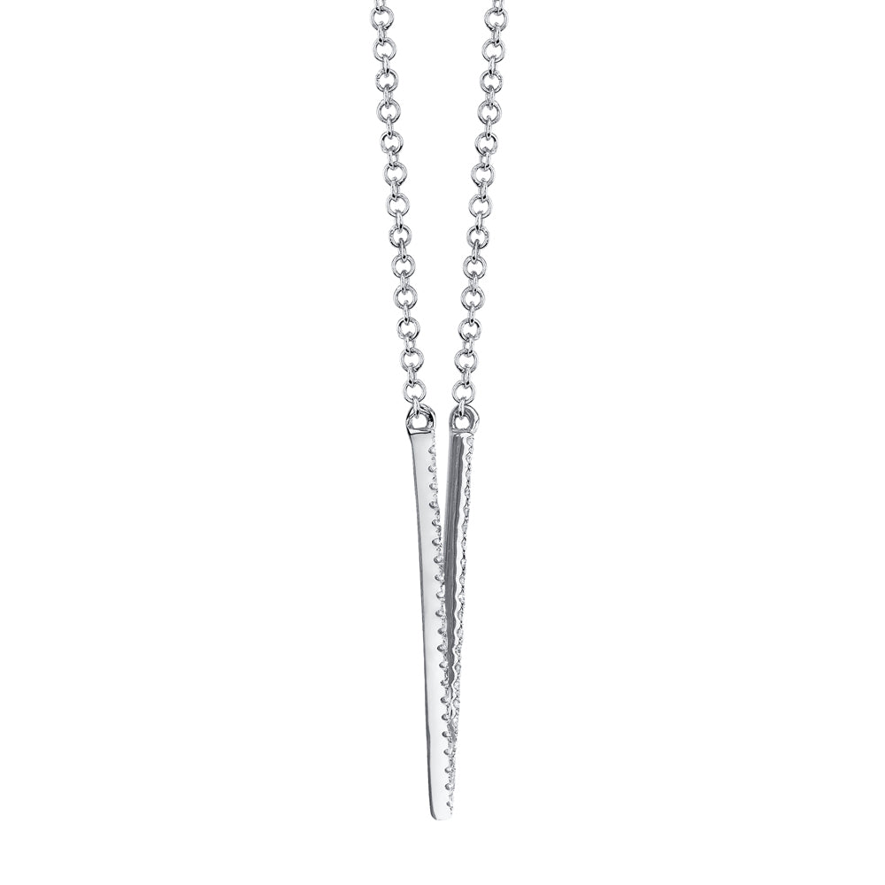 0.12CT 14K W/G DIAMOND NECKLACE